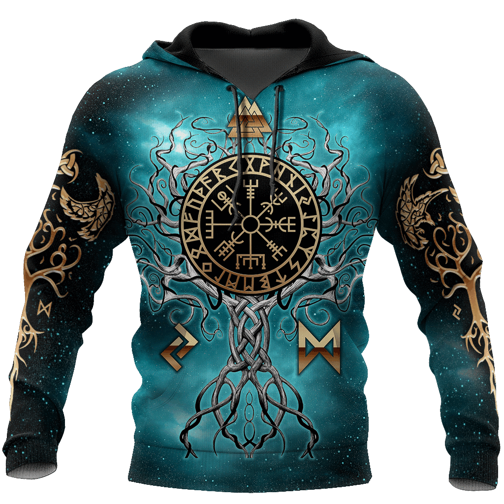 Yggdrasil - Norse Tree Of Life-Apparel-HP Arts-Hoodie-S-Vibe Cosy™