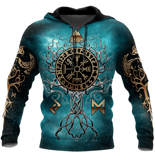 Yggdrasil - Norse Tree Of Life-Apparel-HP Arts-Hoodie-S-Vibe Cosy™