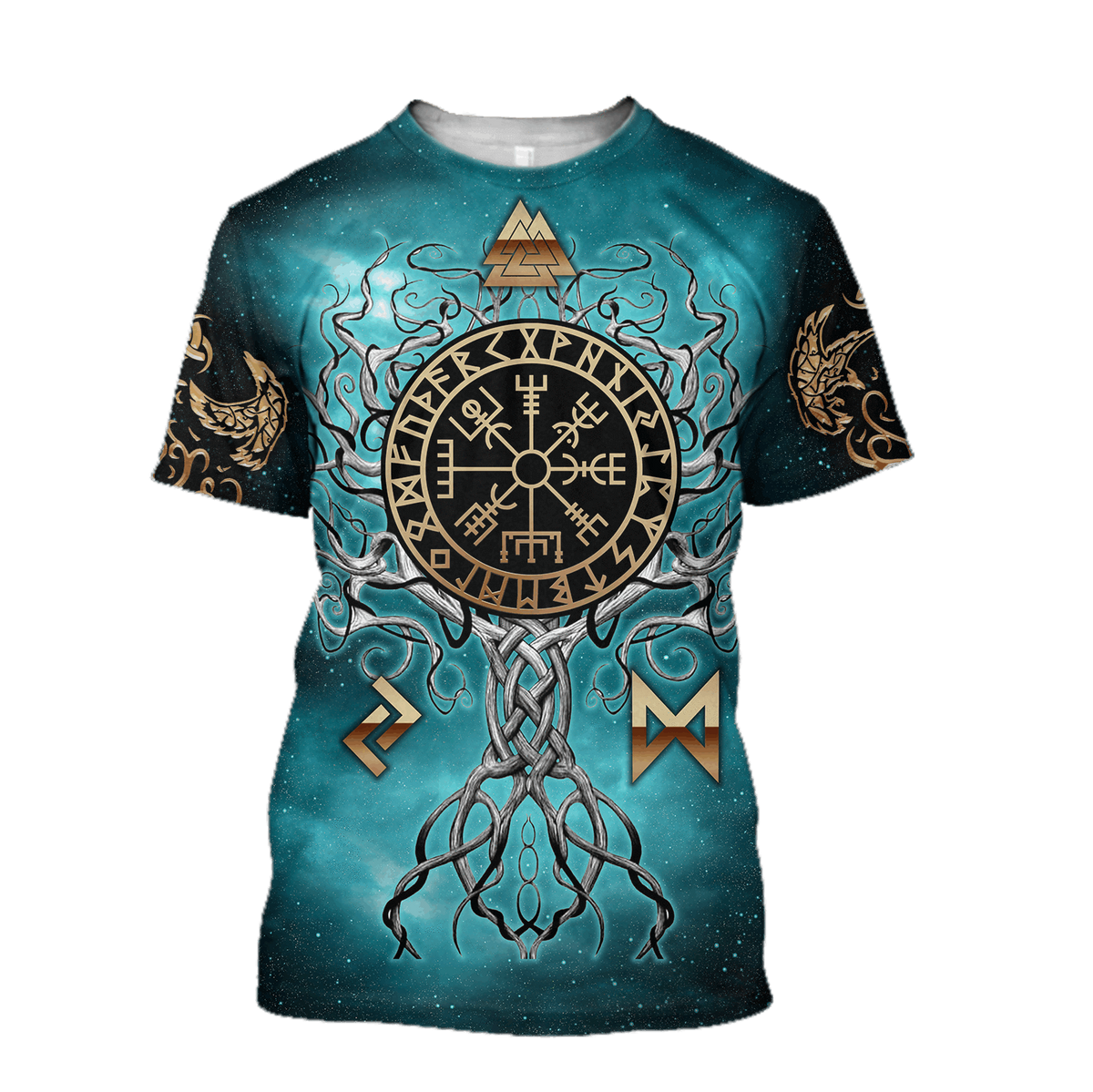 Yggdrasil - Norse Tree Of Life-Apparel-HP Arts-T-Shirt-S-Vibe Cosy™