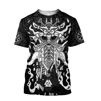 Viking Odin Style-Apparel-HP Arts-T-Shirt-S-Vibe Cosy™