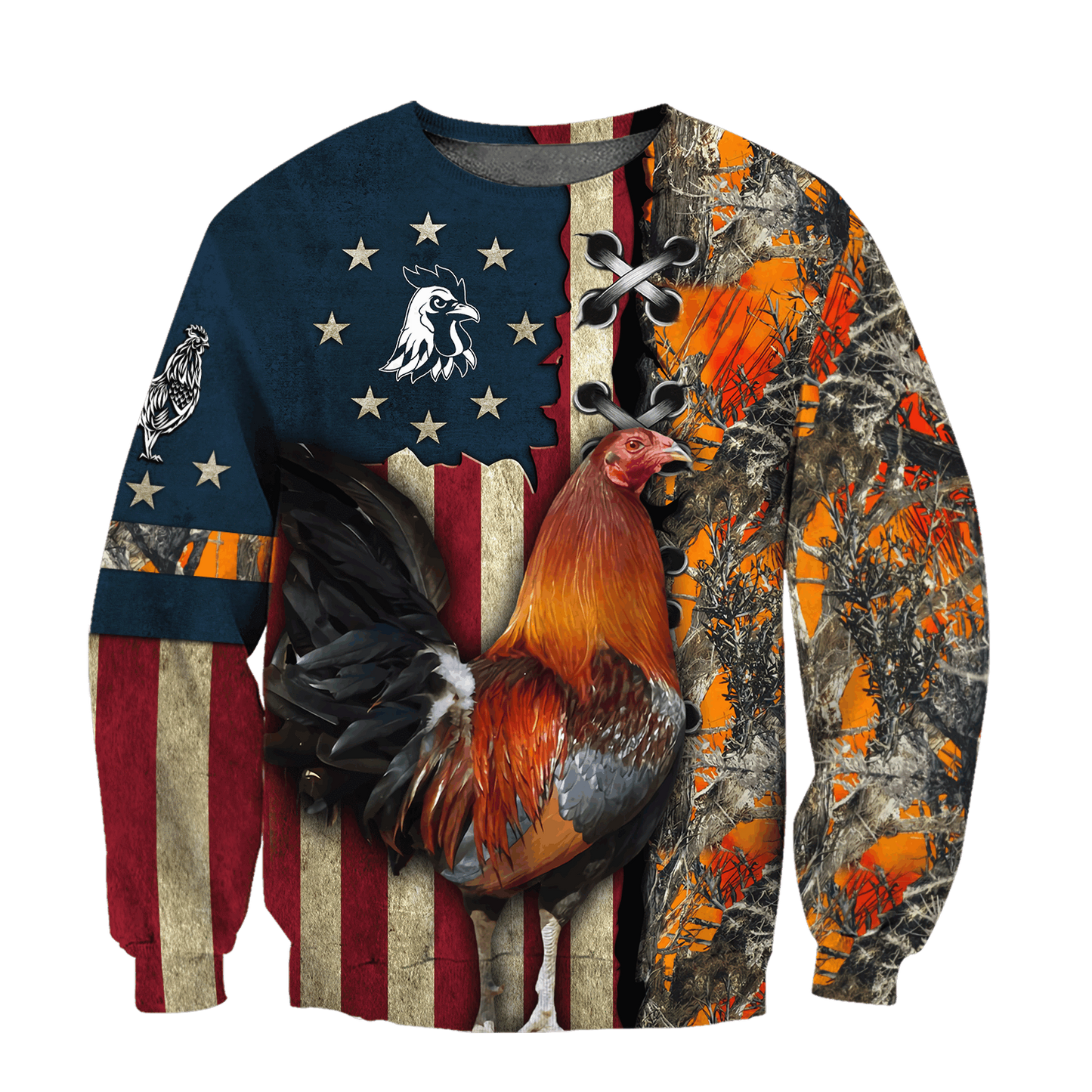 Rooster 3D All Over Printed Shirts for Men and Women AM261202-Apparel-TT-Sweatshirts-S-Vibe Cosy™