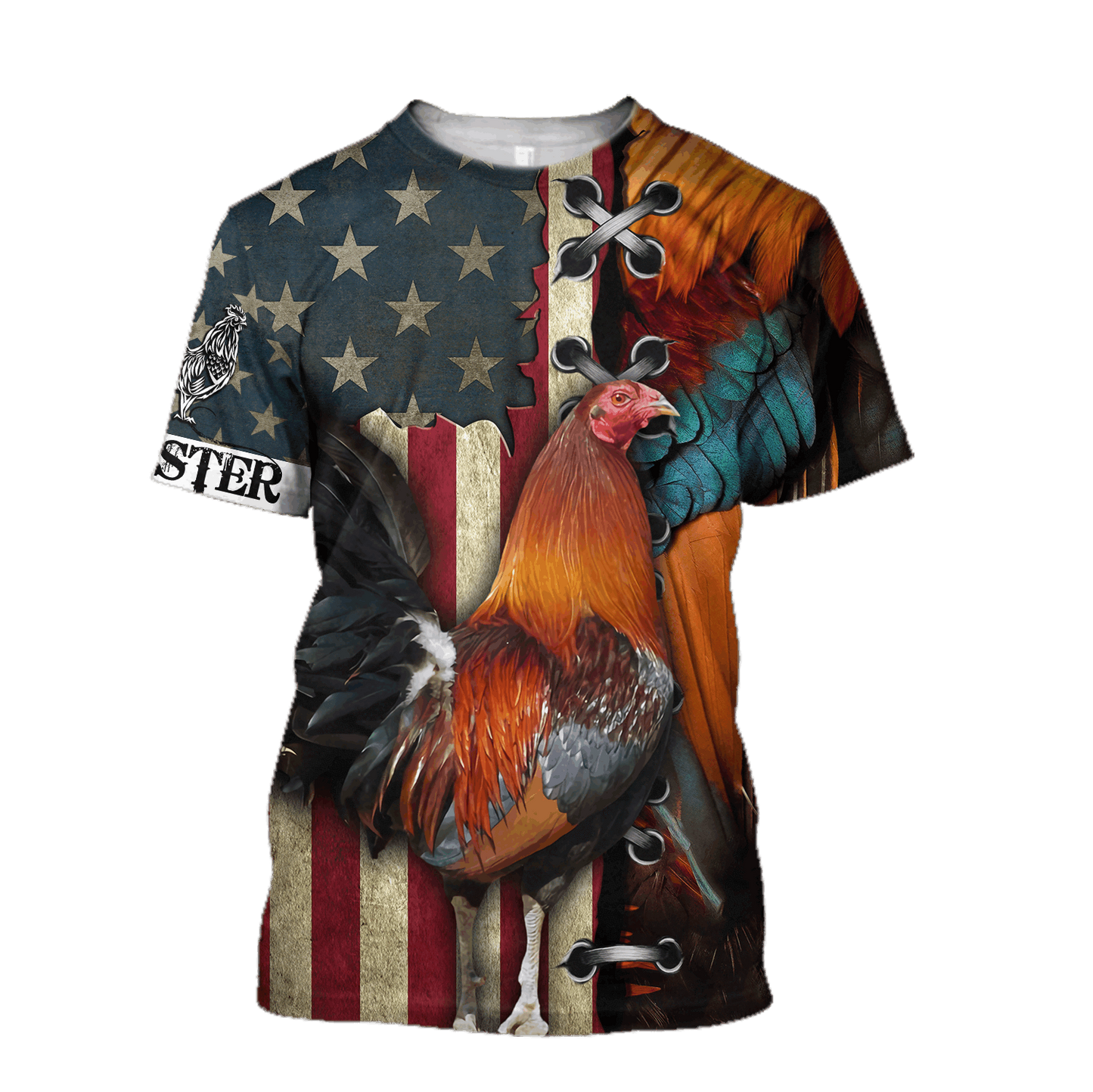 Rooster 3D All Over Printed Shirts for Men and Women AM271201-Apparel-TT-T-Shirt-S-Vibe Cosy™