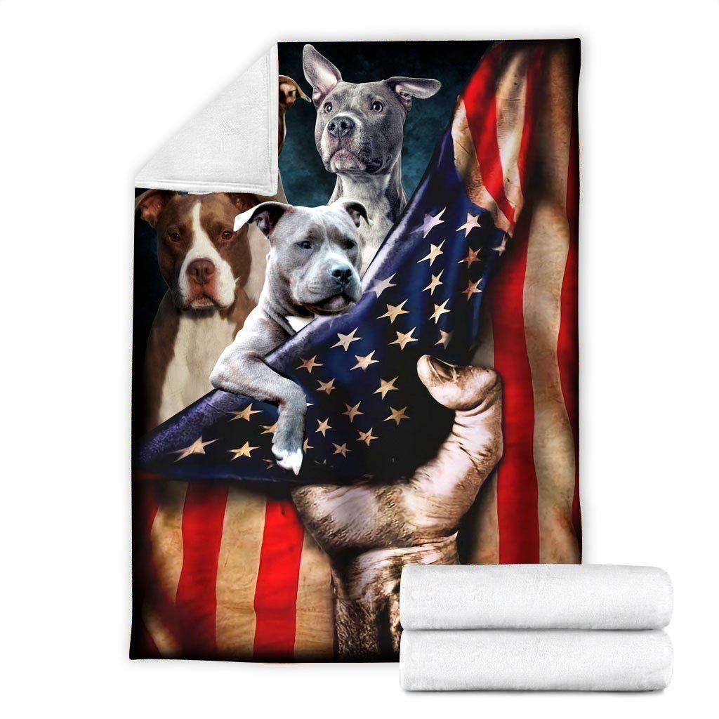 PITBULL - PREMIUM BLANKET- PITBULL LOVERS Ann030102-Quilt-NNK-Youth-Vibe Cosy™