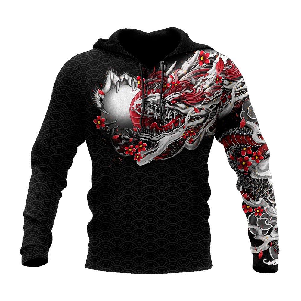 Japan Art Tattoo 3D All Over Printed Unisex Shirt