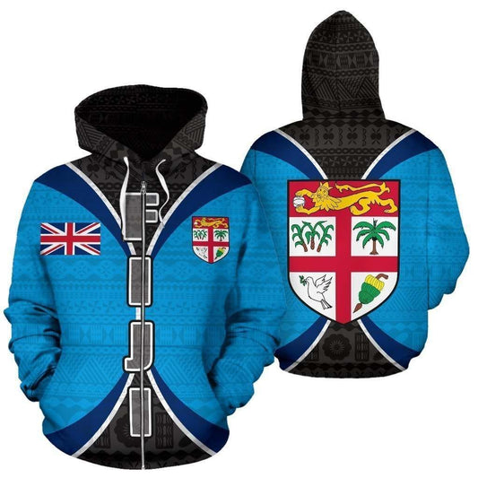 Fiji All Over Zip-Up Hoodie - Impact Version NNK-Apparel-NNK-Hoodie-S-Vibe Cosy™