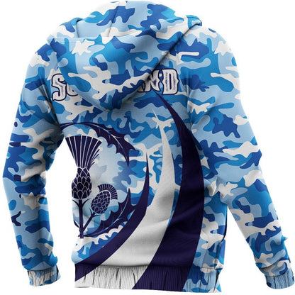 Scotland Hoodie - Lion & Thistle Special (Blue) NNK022904-ALL OVER PRINT HOODIES-PL8386-Men-S-Blue-Vibe Cosy™