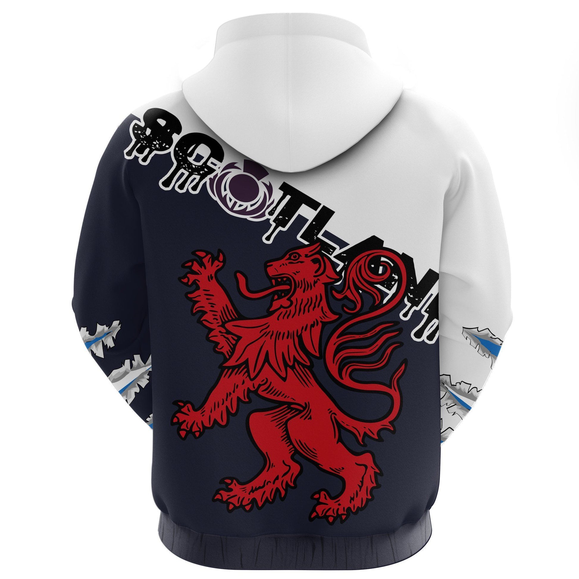 Scottish Pullover Hoodie Red Lion Rampant NNK022903-ALL OVER PRINT HOODIES-PL8386-Hoodie-S-Vibe Cosy™