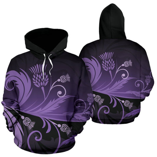 Scotland All over Hoodie - Purple Thistle Light NNK022918-ALL OVER PRINT HOODIES (P)-PL8386-Men-S-Vibe Cosy™