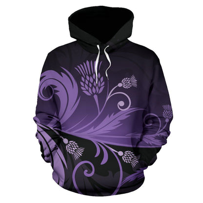 Scotland All over Hoodie - Purple Thistle Light NNK022918-ALL OVER PRINT HOODIES (P)-PL8386-Men-S-Vibe Cosy™