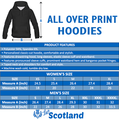 The Scottish Thistle - Perfect National Flower Hoodie NNK022919-ALL OVER PRINT HOODIES-PL8386-Hoodie-S-Vibe Cosy™