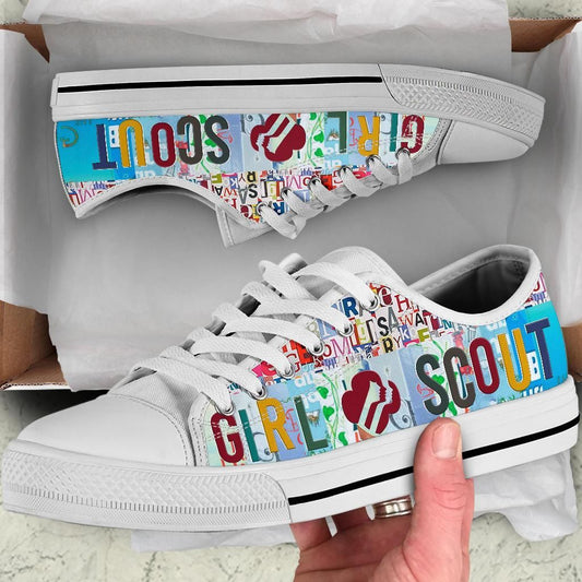 SCOUT - GIRL - LOW TOP SHOES - HN8220N-SPORTY PRINTS-Womens Low Top - White - 1-US5.5 (EU36)-Vibe Cosy™