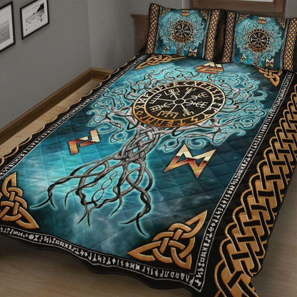 LOVE VIKING QUILT BED SET-Amaze Style™-King-Vibe Cosy™