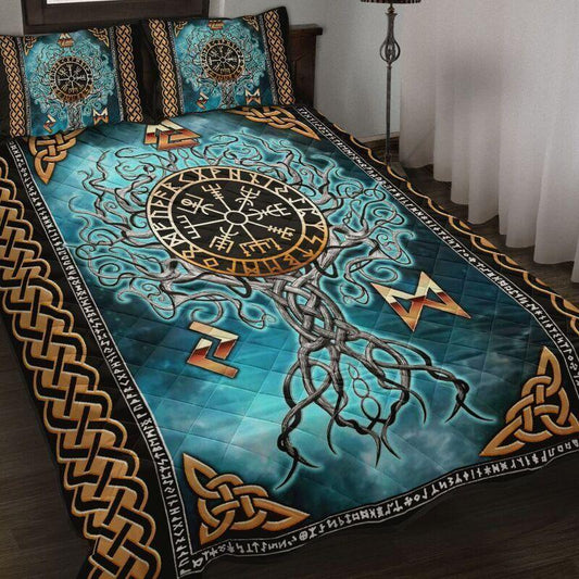 LOVE VIKING QUILT BED SET-Amaze Style™-King-Vibe Cosy™