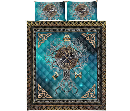 CELTIC TREE OF LIFE - QUILT BEDDING SET QBS HP14052006-Amaze Style™-Twin-Vibe Cosy™
