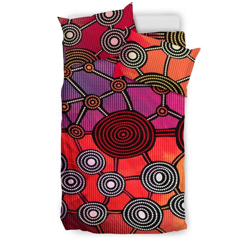 Aboriginal Bedding Sets, Circle Dot Painting-HP