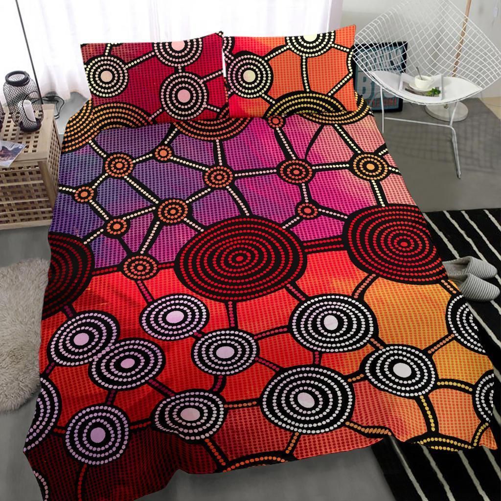 Aboriginal Bedding Sets, Circle Dot Painting-HP