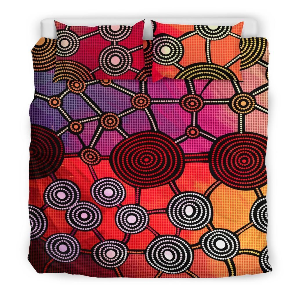 Aboriginal Bedding Sets, Circle Dot Painting-HP