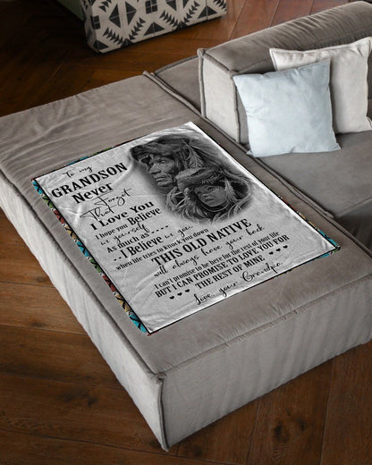 Native American 3D All Over Printed Blanket