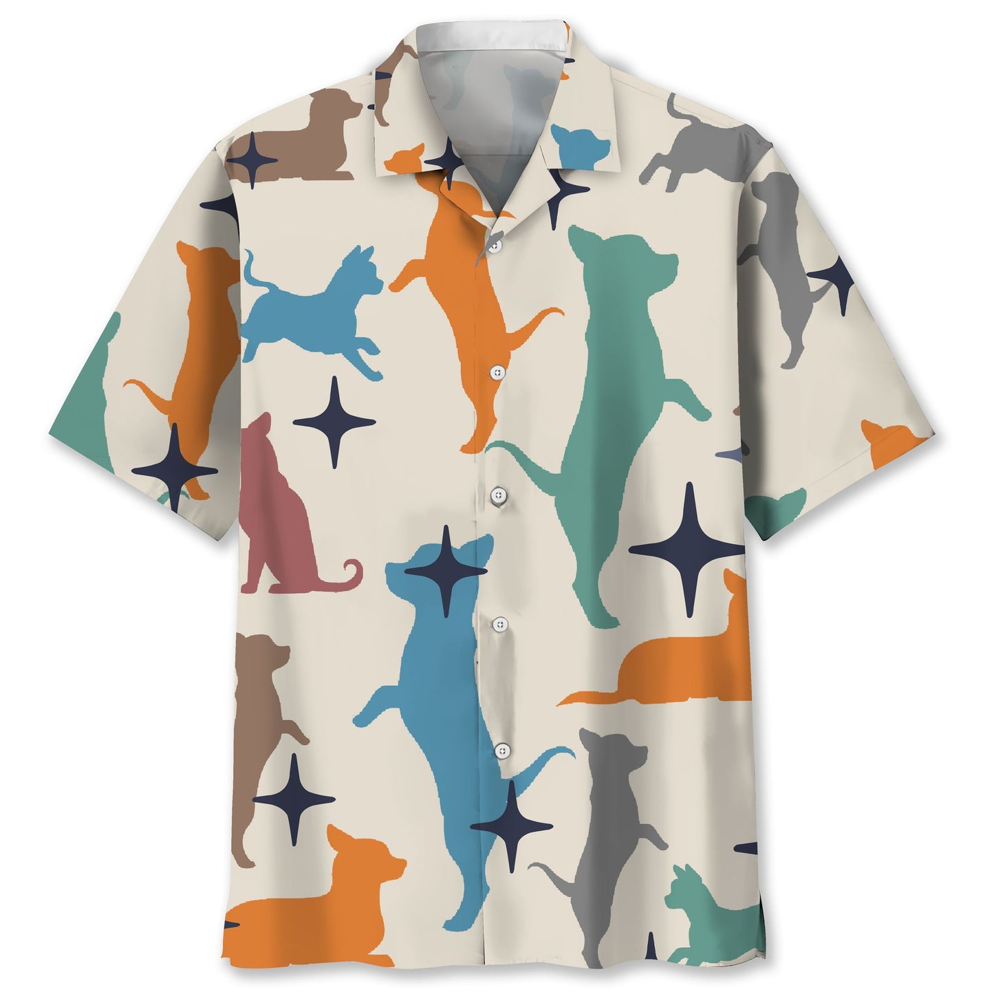 Chiahuahua funny pattern 3D printed Hawaii Shirt