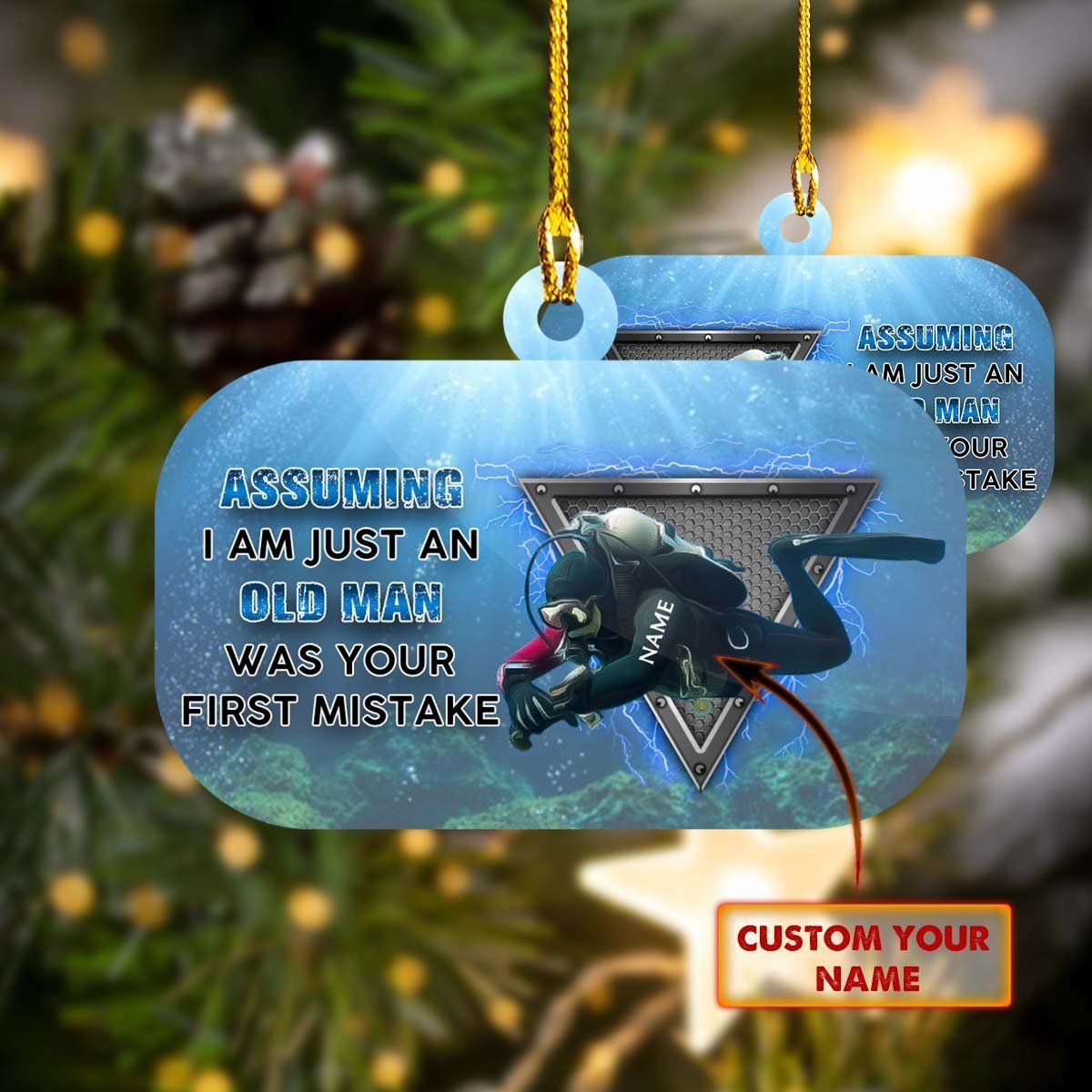 Scuba Diving Ornament CSO Scuba Diver Gift  99