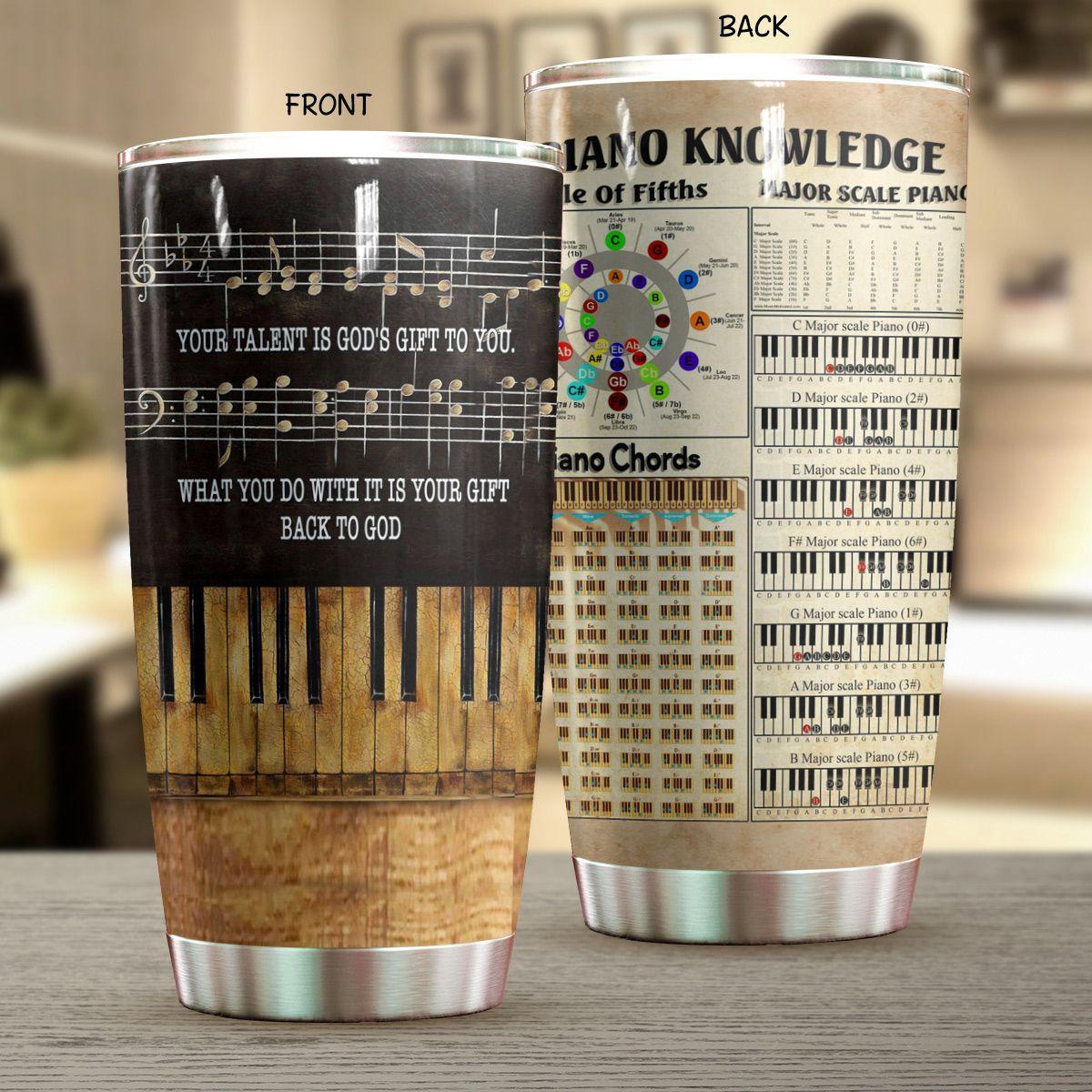 Piano Knowledge Personalized Tumbler TA031901-TA-Vibe Cosy™