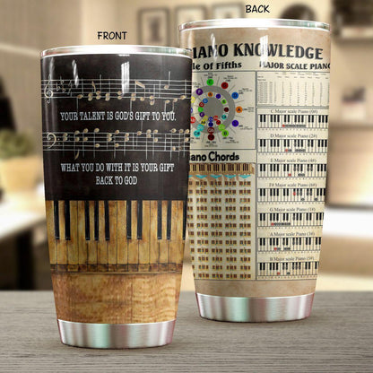 Piano Knowledge Personalized Tumbler TA031901-TA-Vibe Cosy™