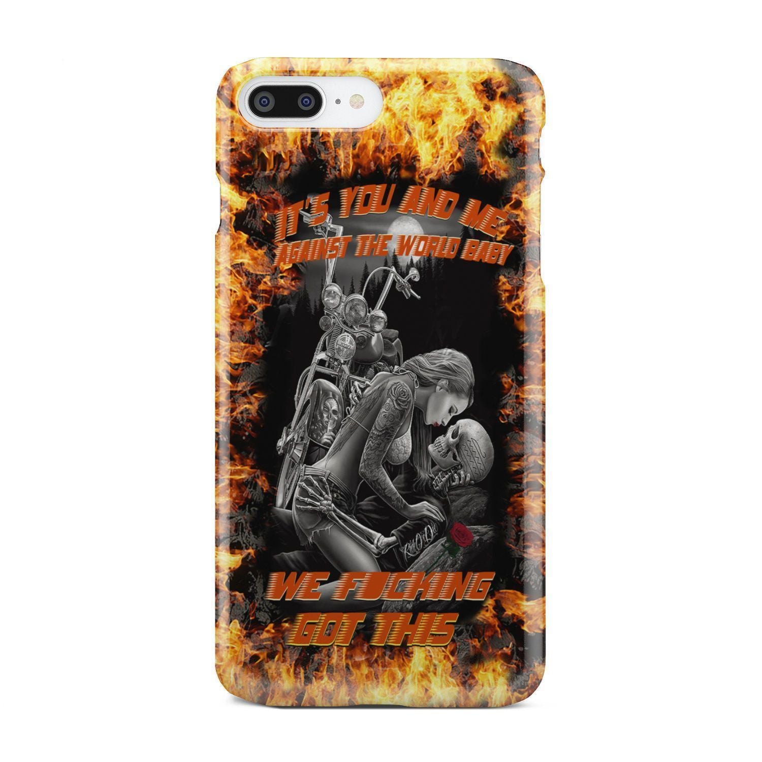 It's you and me against the world phone case-Phone Case-wc-fulfillment-iPhone X-Vibe Cosy™