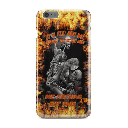 It's you and me against the world phone case-Phone Case-wc-fulfillment-iPhone X-Vibe Cosy™