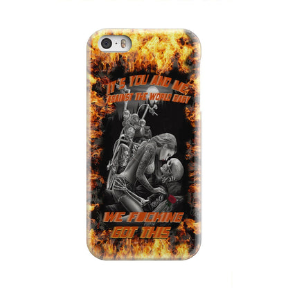 It's you and me against the world phone case-Phone Case-wc-fulfillment-iPhone X-Vibe Cosy™