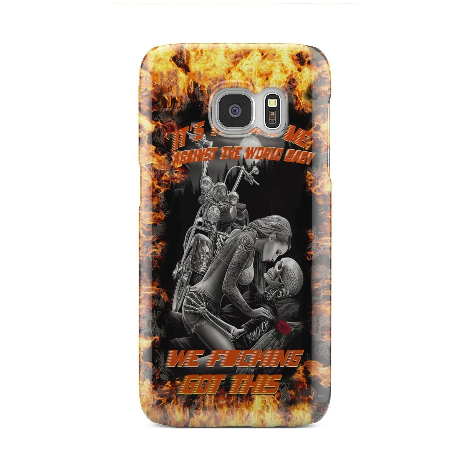 It's you and me against the world phone case-Phone Case-wc-fulfillment-iPhone X-Vibe Cosy™