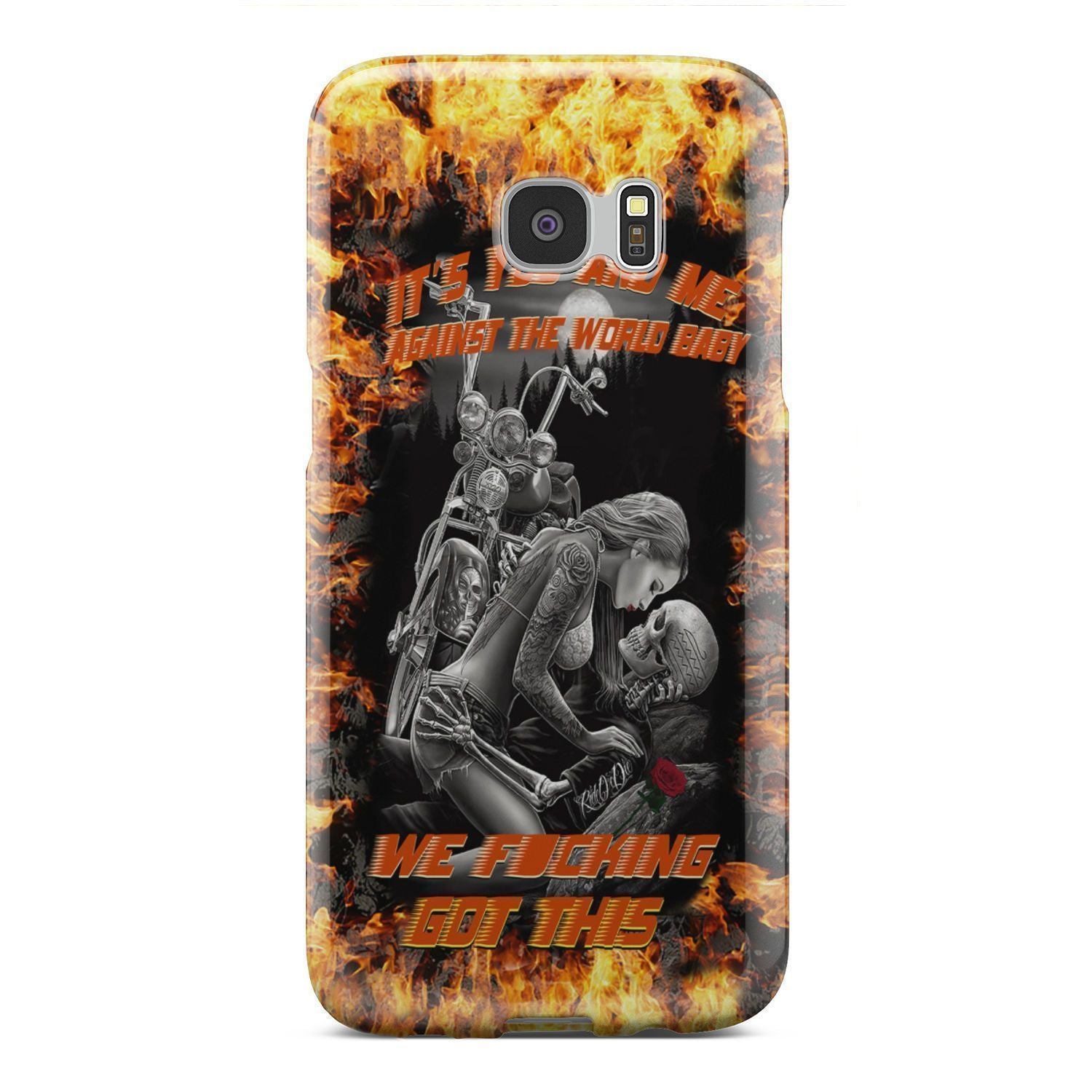 It's you and me against the world phone case-Phone Case-wc-fulfillment-iPhone X-Vibe Cosy™