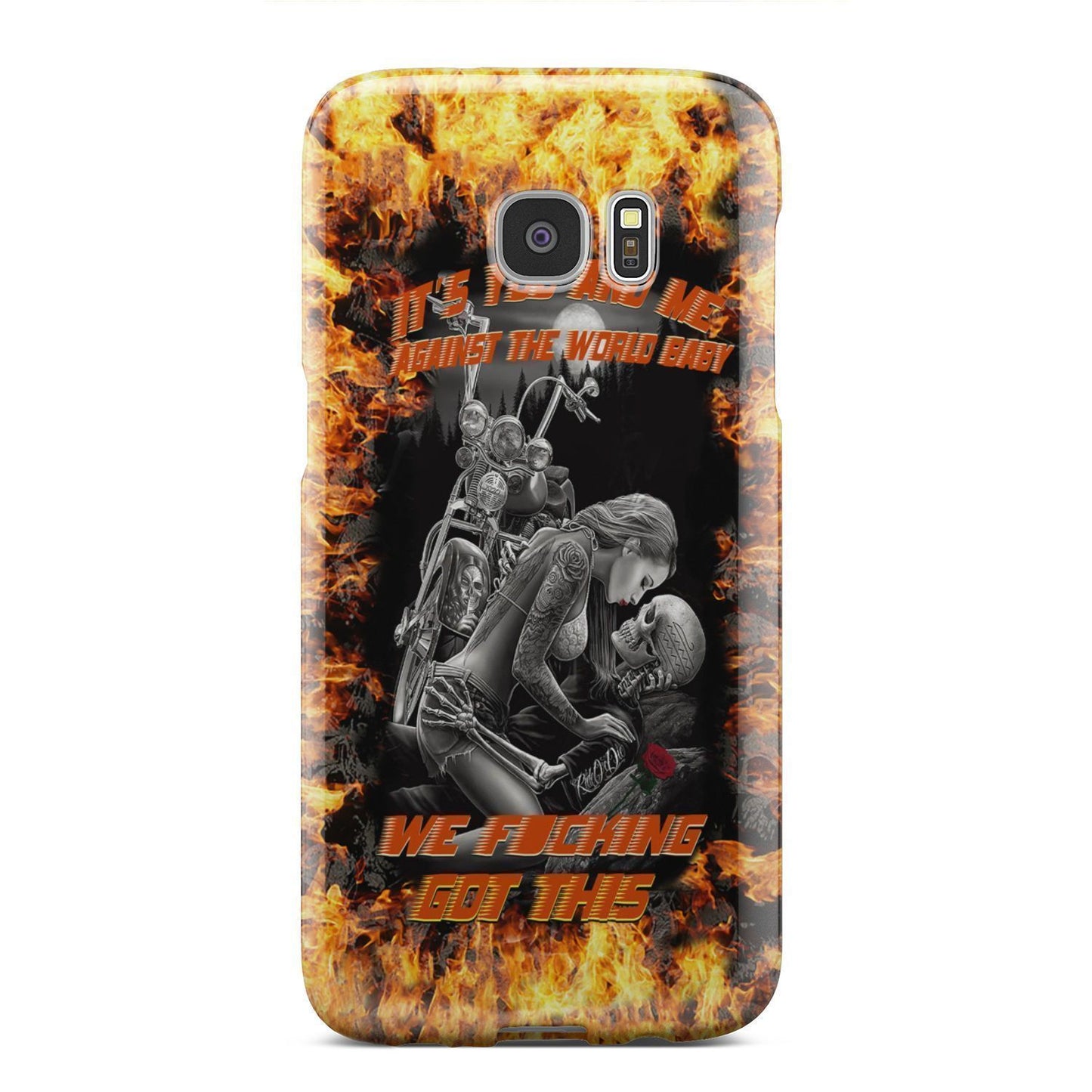 It's you and me against the world phone case-Phone Case-wc-fulfillment-iPhone X-Vibe Cosy™