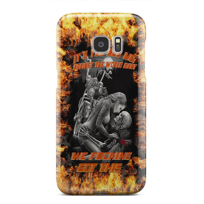 It's you and me against the world phone case-Phone Case-wc-fulfillment-iPhone X-Vibe Cosy™