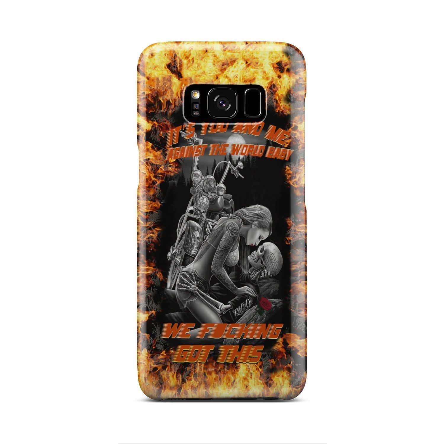 It's you and me against the world phone case-Phone Case-wc-fulfillment-iPhone X-Vibe Cosy™