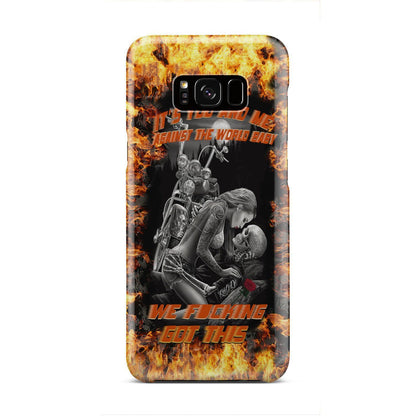 It's you and me against the world phone case-Phone Case-wc-fulfillment-iPhone X-Vibe Cosy™