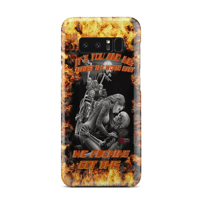 It's you and me against the world phone case-Phone Case-wc-fulfillment-iPhone X-Vibe Cosy™