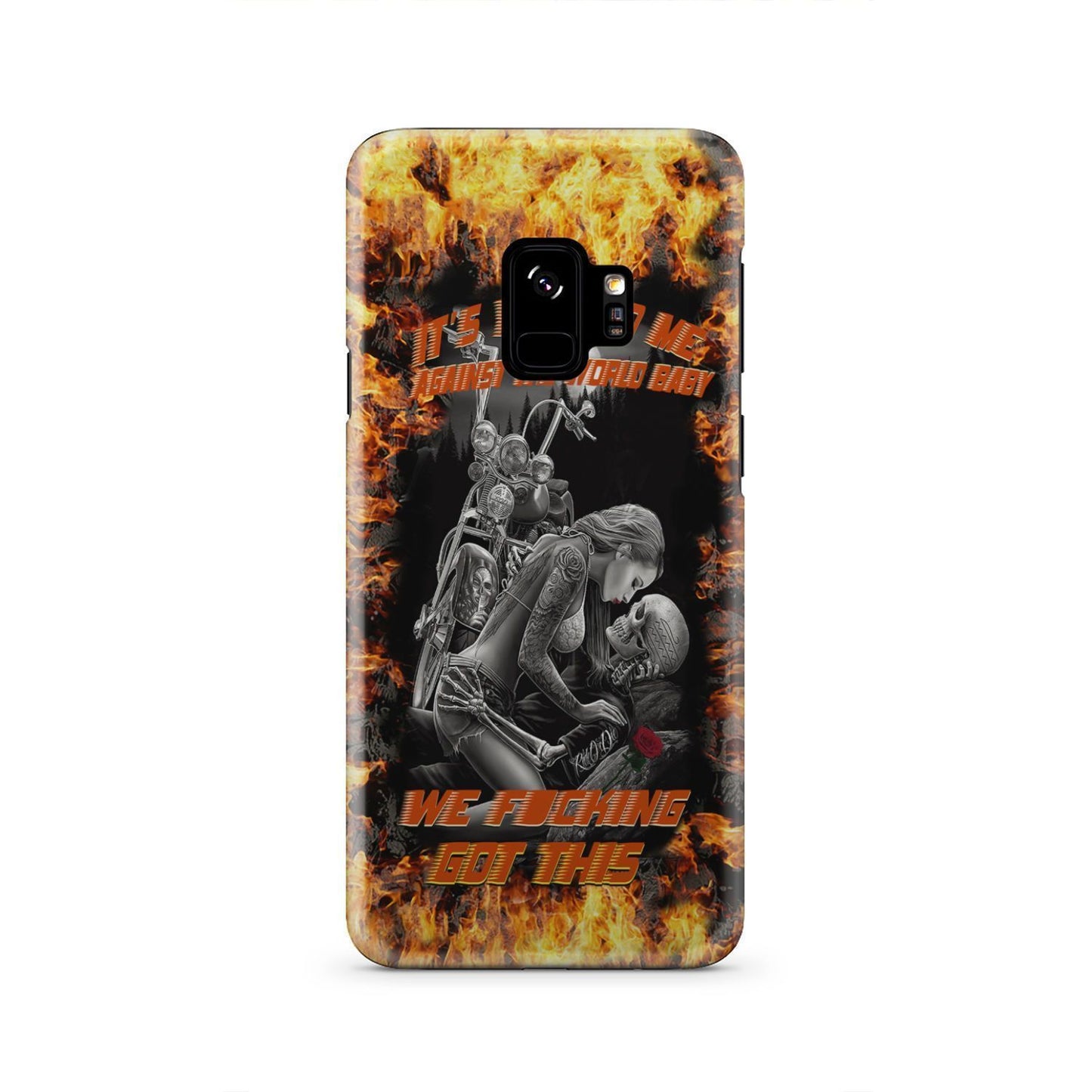 It's you and me against the world phone case-Phone Case-wc-fulfillment-iPhone X-Vibe Cosy™