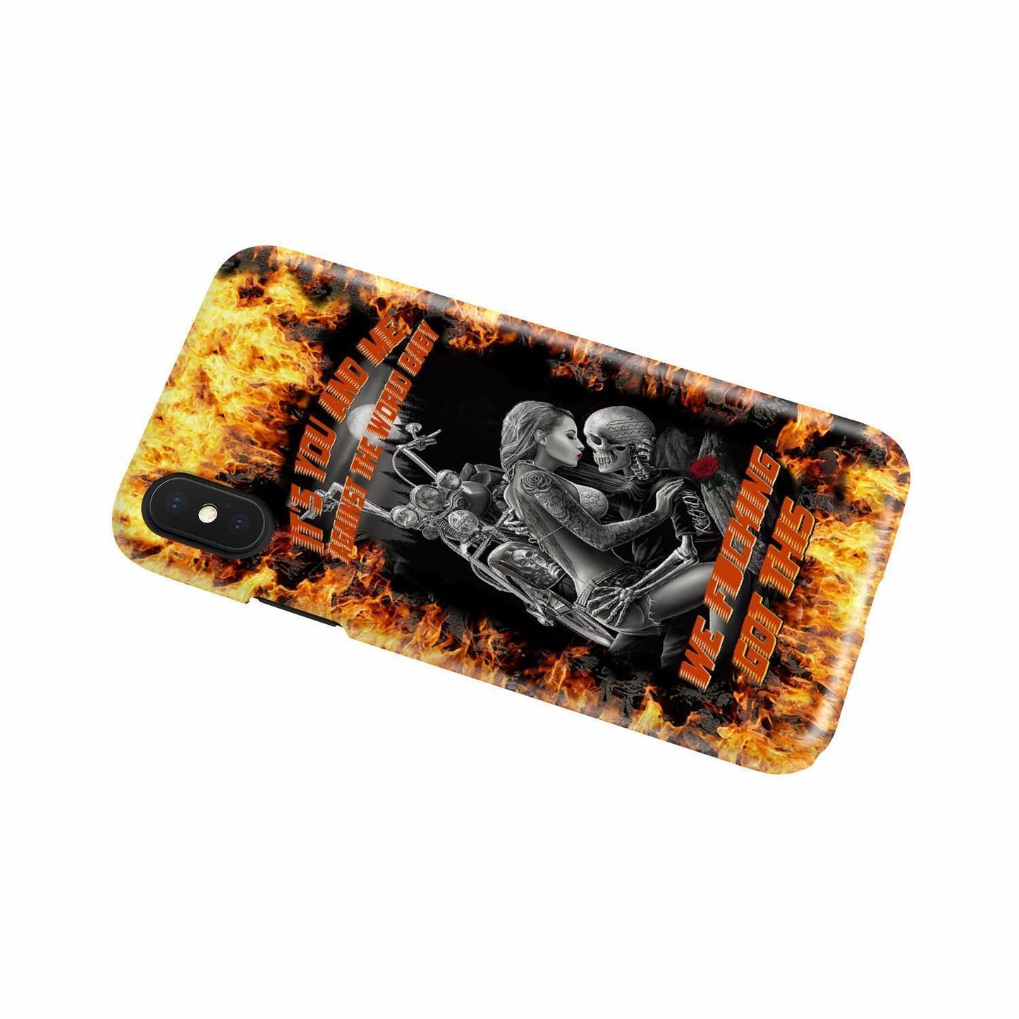 It's you and me against the world phone case-Phone Case-wc-fulfillment-iPhone X-Vibe Cosy™