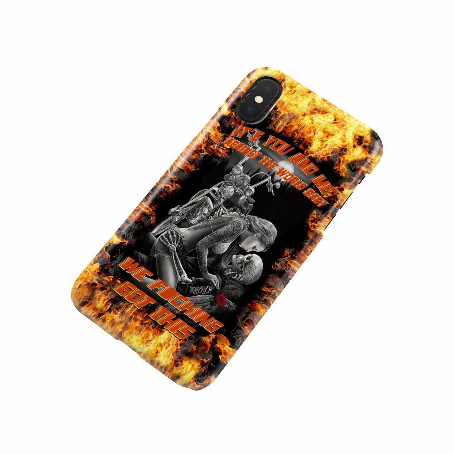 It's you and me against the world phone case-Phone Case-wc-fulfillment-iPhone X-Vibe Cosy™
