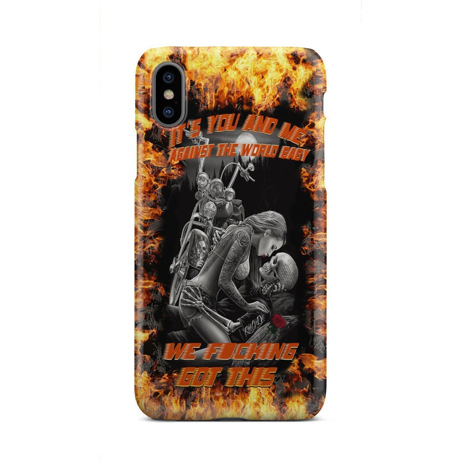 It's you and me against the world phone case-Phone Case-wc-fulfillment-iPhone X-Vibe Cosy™