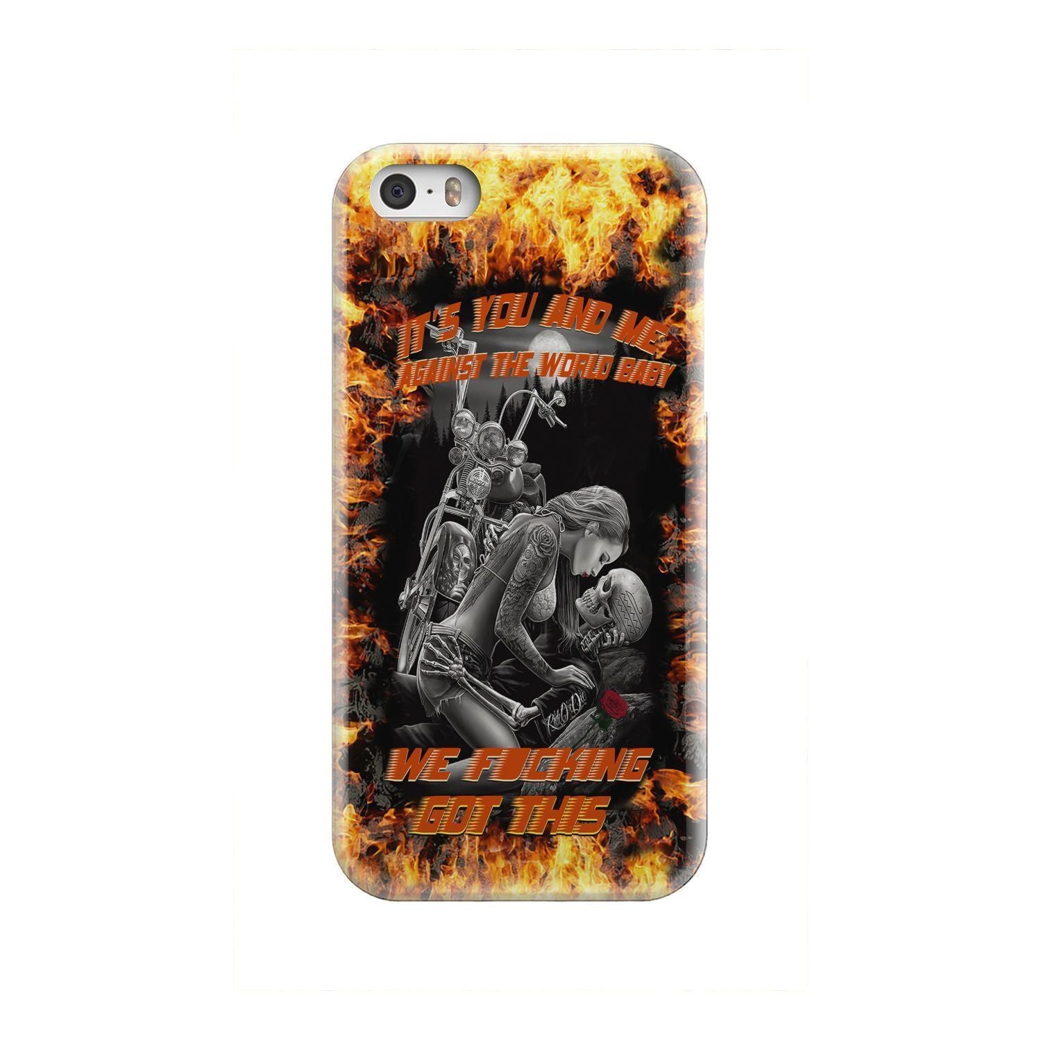 It's you and me against the world phone case-Phone Case-wc-fulfillment-iPhone X-Vibe Cosy™