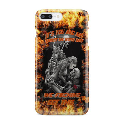 It's you and me against the world phone case-Phone Case-wc-fulfillment-iPhone X-Vibe Cosy™