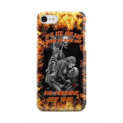 It's you and me against the world phone case-Phone Case-wc-fulfillment-iPhone X-Vibe Cosy™