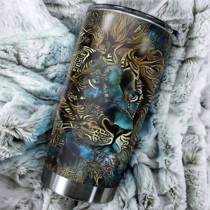 Custom Name Lion Tumbler