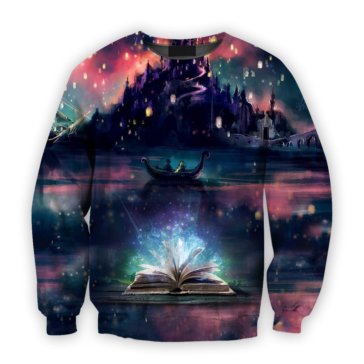 3D all over print fairy night-Apparel-HbArts-Sweatshirt-S-Vibe Cosy™