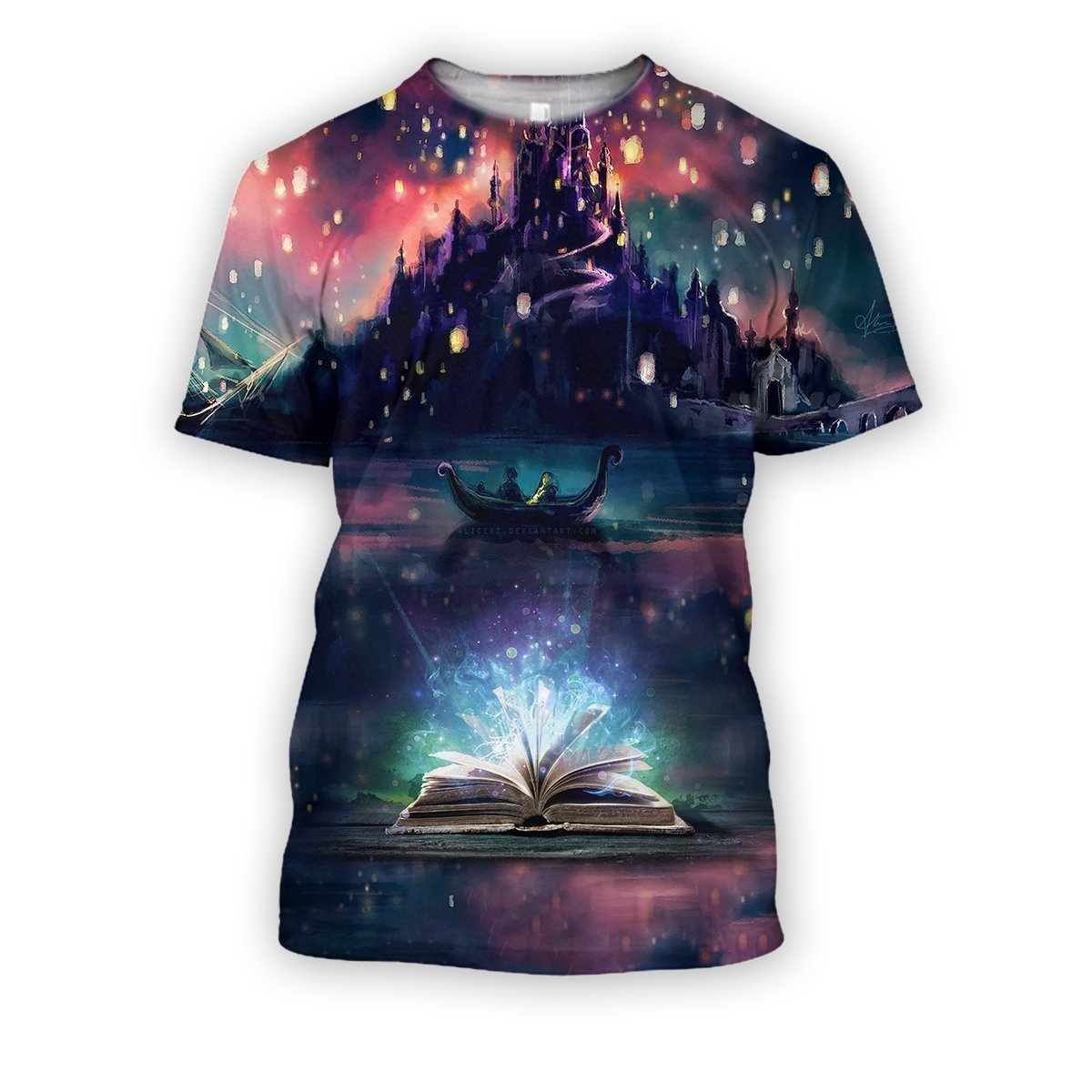 3D all over print fairy night-Apparel-HbArts-T-Shirt-S-Vibe Cosy™
