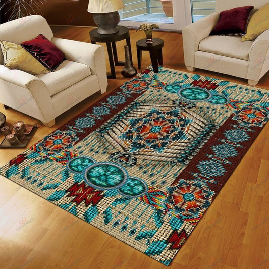 Native American 3D All Over Printed Rug