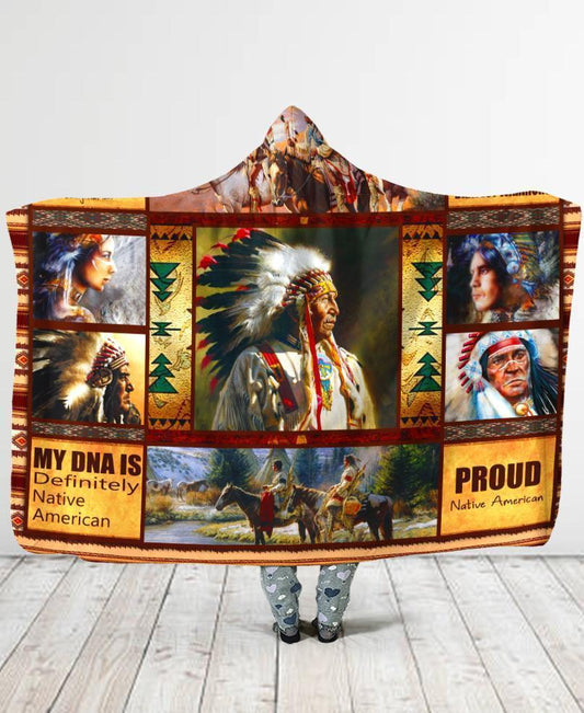 Native American Hooded Blanket