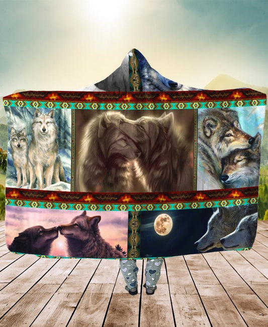 Native American Hooded Blanket