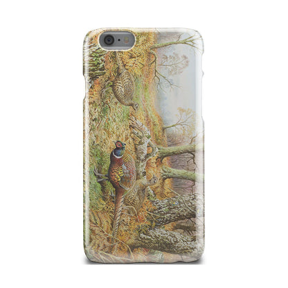 Phone Case - Pheasants With Autumn-Phone Case-HP Arts-iPhone 6S-Vibe Cosy™